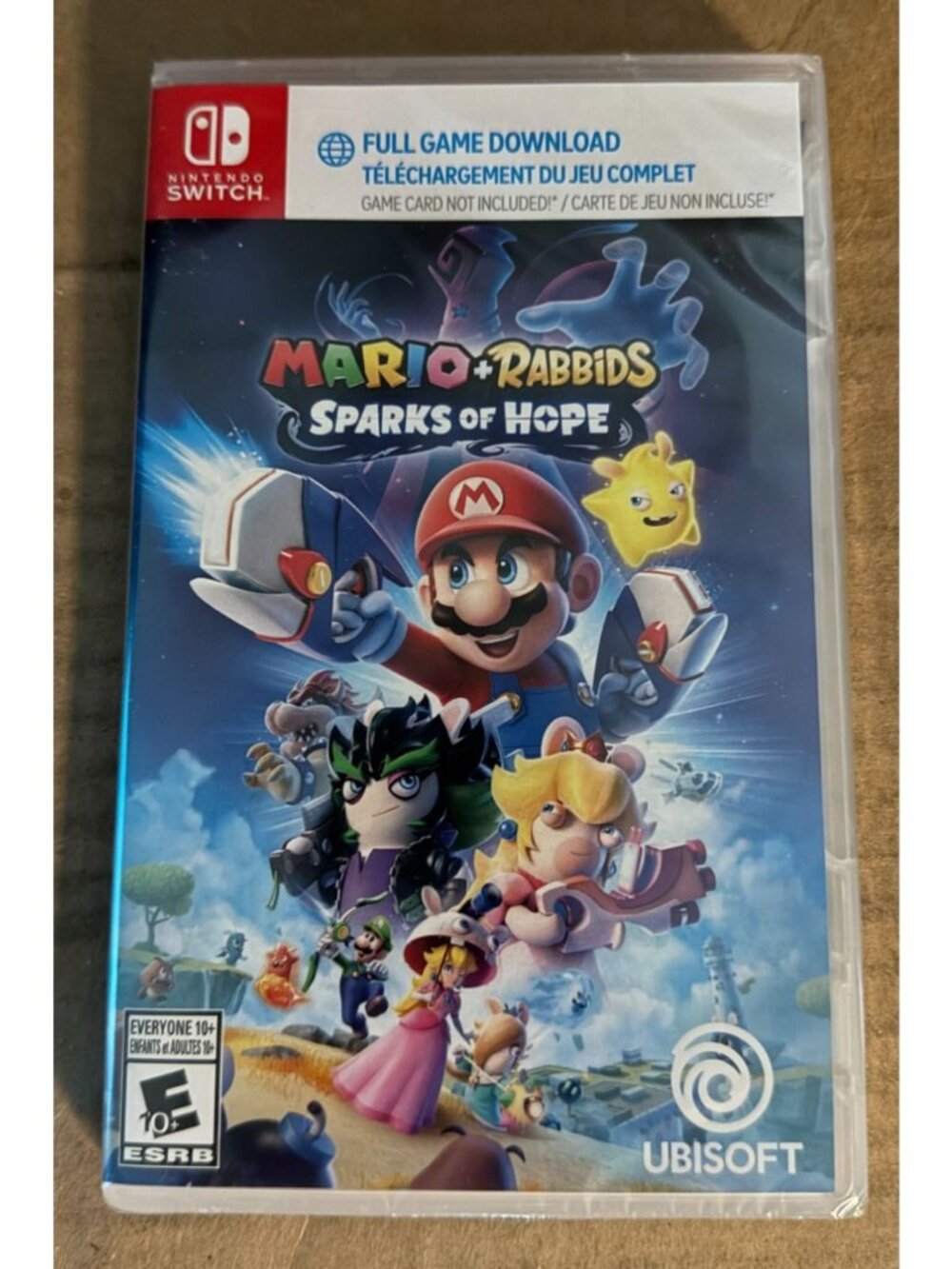Mario Rabbids Sparks of Hope Code in Box Nintendo Switch Digital Brand New Seal
